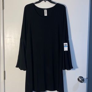 Black Bell Sleeve Dress - New with tags
